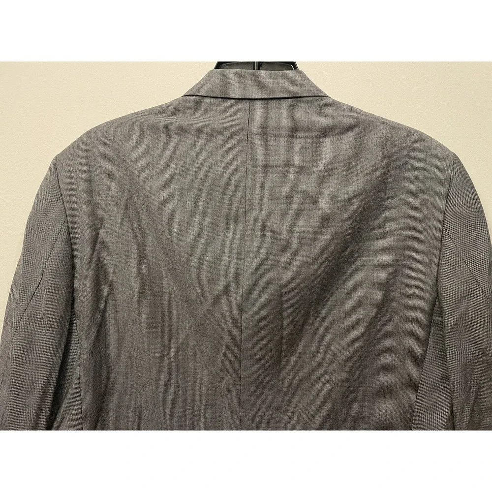 Brooks Brothers Loro Piana‎ Blazer Men 46L Long Grey Super 110s Wool Sport Coat